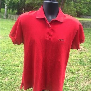Fendi Preowned Red Polo Shirt